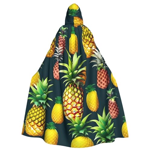 MDATT Herren-Kapuzenumhang, Halloween-Kostüm, Erwachsenen-Umhang, Outfit, Karneval, Cosplay, tropische Früchte, Ananas MDATT Herren-Kapuzenumhang, Halloween-Kostüm, Erwachsenen-Umhang, Outfit, Karneval, Cosplay, tropische Früchte, Ananas von MDATT