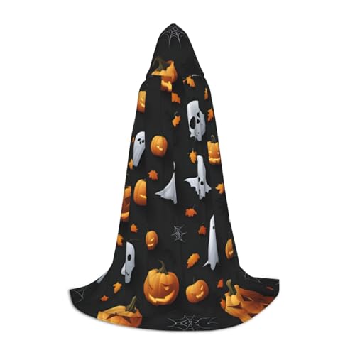 MDATT Kapuzenumhang mit süßem Halloween-Muster für Halloween, Cosplay, Kostüme, Halloween, Karneval, Umhang, Hexenumhang MDATT Kapuzenumhang mit süßem Halloween-Muster für Halloween, Cosplay, Kostüme, Halloween, Karneval, Umhang, Hexenumhang von MDATT