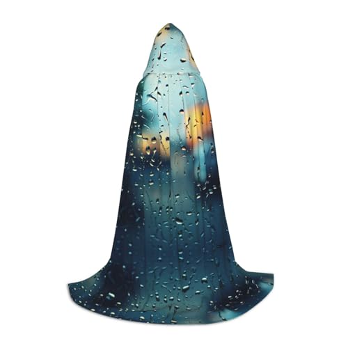 MDATT Regentropfen auf Glas-Kapuzenumhang für Halloween, Cosplay, Kostüme, Halloween, Karneval, Umhang, Hexenumhang MDATT Regentropfen auf Glas-Kapuzenumhang für Halloween, Cosplay, Kostüme, Halloween, Karneval, Umhang, Hexenumhang von MDATT