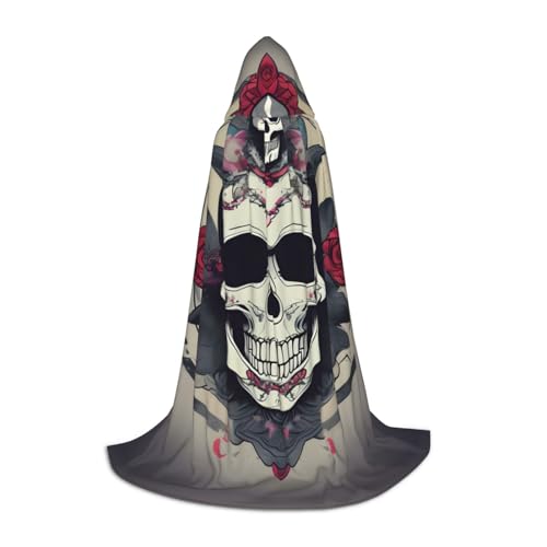 MDATT Totenkopf-Yoga-Kapuzenumhang für Halloween, Cosplay, Kostüme, Halloween, Karneval, Umhang, Hexenumhang MDATT Totenkopf-Yoga-Kapuzenumhang für Halloween, Cosplay, Kostüme, Halloween, Karneval, Umhang, Hexenumhang von MDATT