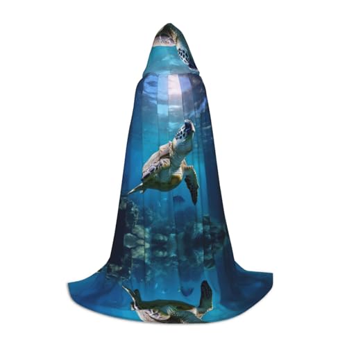 MDATT U-Boot-Schildkröte unter dem Meer Kapuzenumhang für Halloween, Cosplay, Kostüme, Halloween, Karneval, Umhang, Hexenumhang MDATT U-Boot-Schildkröte unter dem Meer Kapuzenumhang für Halloween, Cosplay, Kostüme, Halloween, Karneval, Umhang, Hexenumhang von MDATT