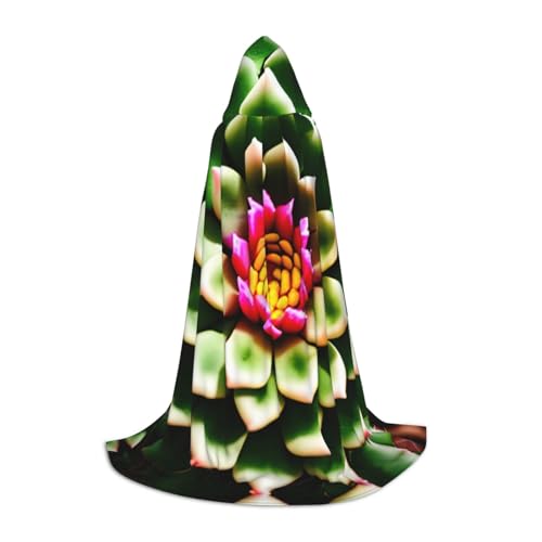 MDATT Umhang mit blühender Kaktusblüte mit Kapuze für Halloween, Cosplay, Kostüme, Halloween, Karneval, Umhang, Hexenumhang MDATT Umhang mit blühender Kaktusblüte mit Kapuze für Halloween, Cosplay, Kostüme, Halloween, Karneval, Umhang, Hexenumhang von MDATT