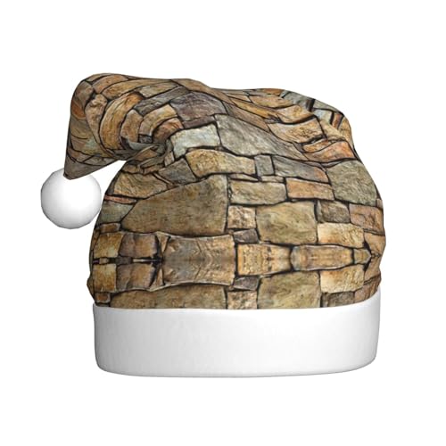 MDATT Weihnachtsmützen – Festliche Foto-Requisiten für Weihnachtsfeiern, verschiedene Designs für Erwachsene, Ziegelgelbe, Steinmauer MDATT Weihnachtsmützen – Festliche Foto-Requisiten für Weihnachtsfeiern, verschiedene Designs für Erwachsene, Ziegelgelbe, Steinmauer von MDATT