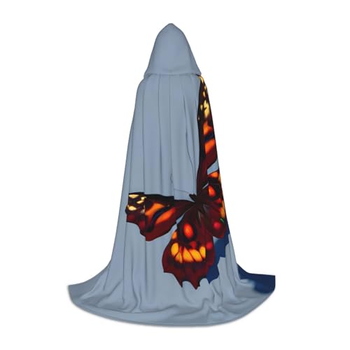 MDATT Wunderschöner Schmetterlings-Umhang mit Kapuze für Halloween, Cosplay, Kostüme, Halloween, Karneval, Umhang, Hexenumhang MDATT Wunderschöner Schmetterlings-Umhang mit Kapuze für Halloween, Cosplay, Kostüme, Halloween, Karneval, Umhang, Hexenumhang von MDATT