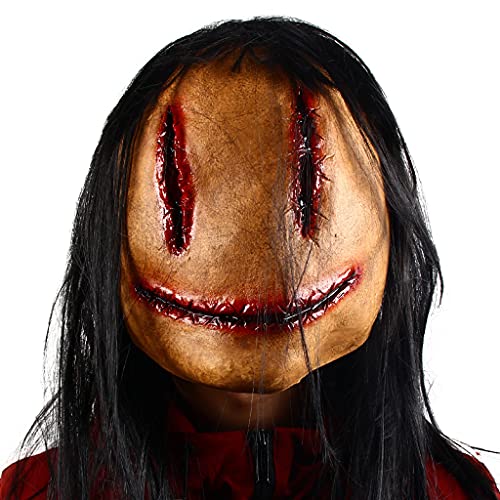 MDHQ Horror-Plasma (ohne Hut) Halloween Horror Maskerade Festival Party Cosplay voller Kopf Gesicht von MDHQ