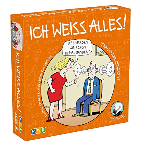 Ich Weiss Alles Brettspiel Gesellschaftsspiel als Lustiges Geschenk für Männer und Frauen Paare Partyspiel Geburtstagsgeschenk Feiern Spiele Kartenspiel Brettspiele Deutsch Spieleabende von MDR