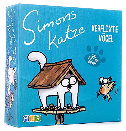 MDR, Simons Katze Verflixte Vogel - Simon's cat - Kartenspiele Fur Die Ganze Familie - Gesellschaftsspiele Kinder - Weihnachten Spiel von MDR