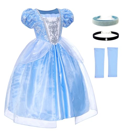 MDYCW Prinzessin Aschenputtel Halloween-Kostüm für Mädchen, Geburtstagsparty, Fee Verkleidung, besondere Anlässe Kleid MDYCW Prinzessin Aschenputtel Halloween-Kostüm für Mädchen, Geburtstagsparty, Fee Verkleidung, besondere Anlässe Kleid von MDYCW