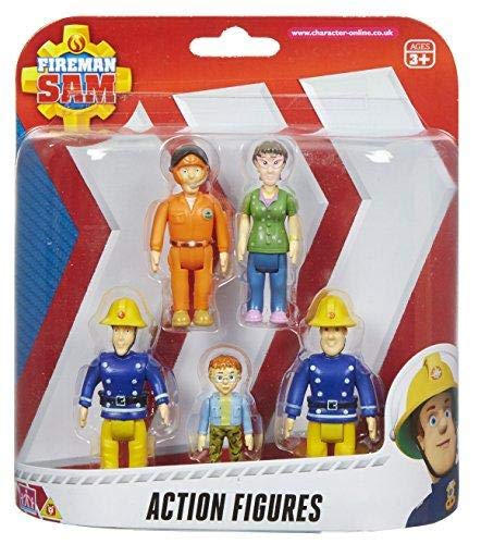 Mdstore Feuerwehrmann Sam Actionfiguren - 5 Figuren Pack von Toyland