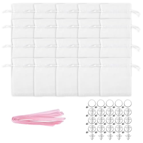 MEAKTSMI 60pcs Modische Engelsschlüsselkainer Mit Organzierten Taschen Tragbares Accessoire Zum Binden Mit Special Gifts Storage Bags MEAKTSMI 60pcs Modische Engelsschlüsselkainer Mit Organzierten Taschen Tragbares Accessoire Zum Binden Mit Special Gifts Storage Bags von MEAKTSMI