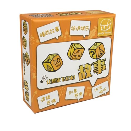 MEAKTSMI Happy Story Cubes Toy Multifunktional Zices Erzählen Spielen Würfel Puzzle Game Dices Happy Trip Cubes Story Dices Cubes Set Set von MEAKTSMI