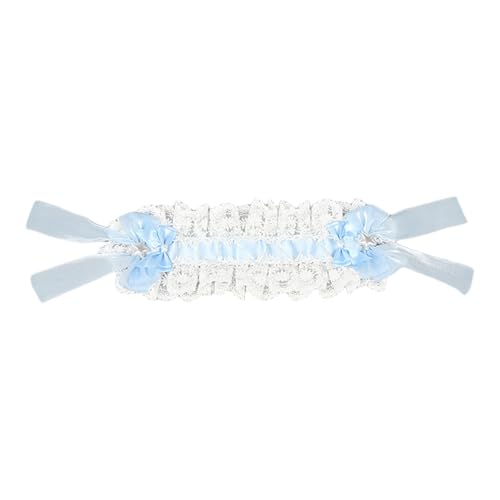 MEAKTSMI Süßer Star Pendellanhaarband Haarstyling Accessoires Japanische Anime Spitzen Ribbon Stirnband Für Jugendfrauen Teenager Cosplay von MEAKTSMI