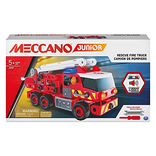 MECCANO Rettungs-Löschfahrzeug für Kinder ab 5 Jahren, Grau von MECCANO