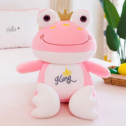 MEDFL 25/40/50/60cm mittel süße Froschpuppe Plüschtier Kleiner Froschprinz Stoffpuppe Puppe kleine Puppe für Mädchen 60 cm rosa von MEDFL