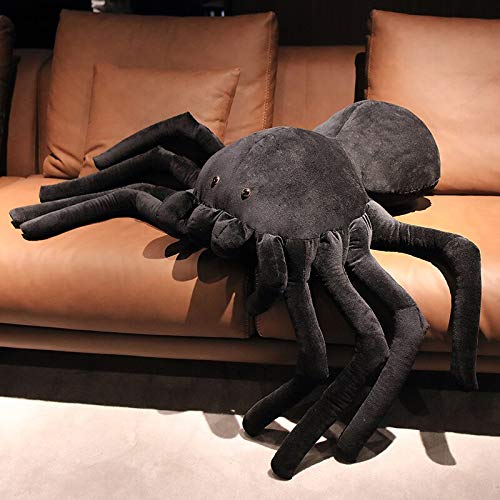 MEDFL 30-120 cm Große Größe Lebensechte Spinne Plüschtier Kuscheltiere Simulation Real Life Spinne Dekokissen Kreatives Lustiges Tease-Spielzeug 120 cm von MEDFL