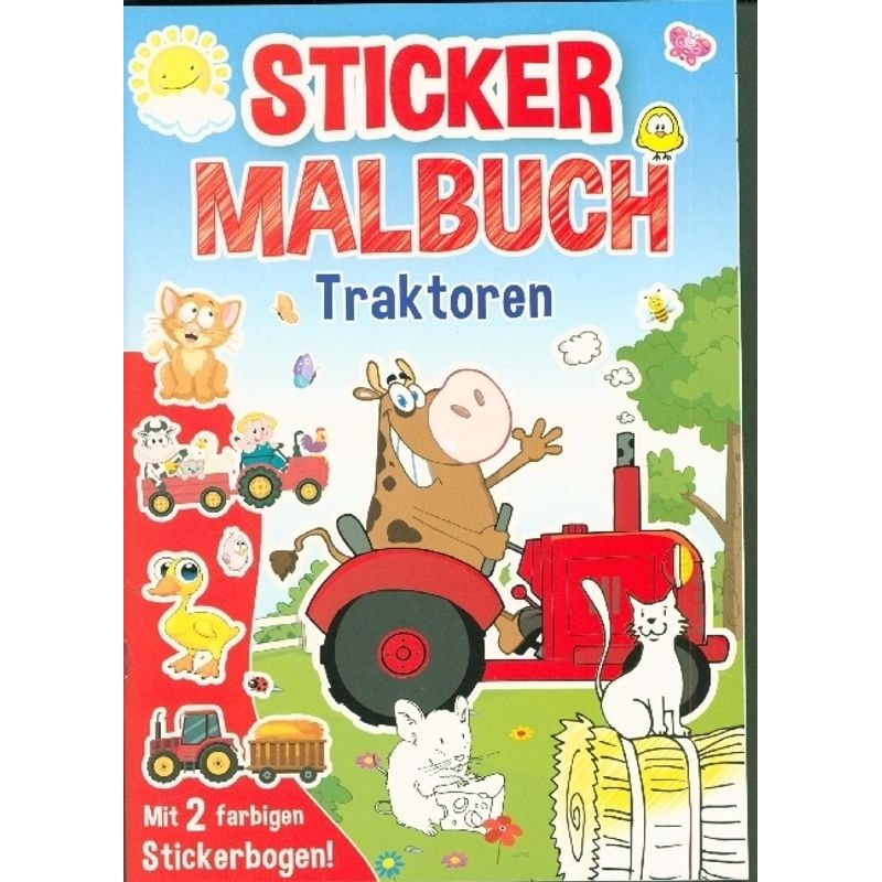 Mal- & Stickerbuch: Traktor von MEDIA