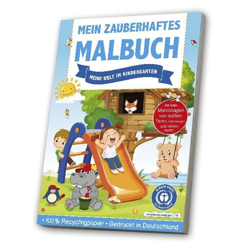 Mein zauberhaftes Malbuch / Mein zauberhaftes Malbuch - Meine Welt im Kindergarten von MEDIA