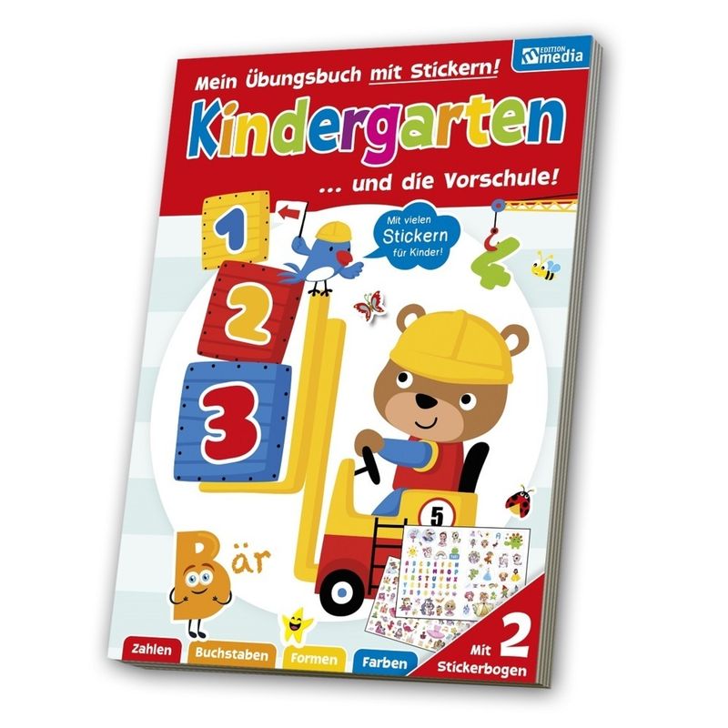 XXL Übungsbuch - Übungsbuch für den Kindergarten / Vorschule von MEDIA