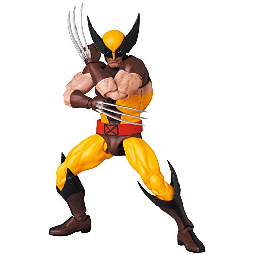 Medicom Toy MAFEX Nr. 138 Wolverine (BROWN COMIC Ver.) Gesamthöhe: ca.5,7 Zoll (145 mm), bemalte Actionfigur von MEDICOM TOY