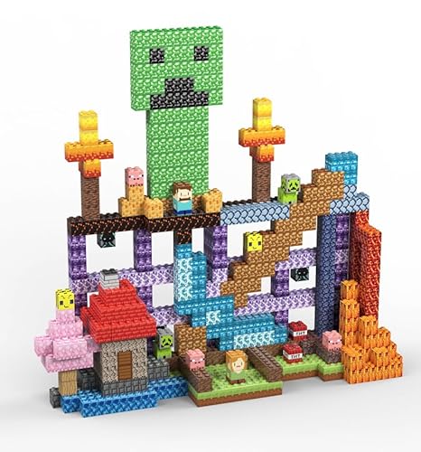 MEDMHSMA Bausteine Set, Bausteine Blöcke Dark Castle Set Building Block Spielzeug für Kinder 3+ Jahre von MEDMHSMA