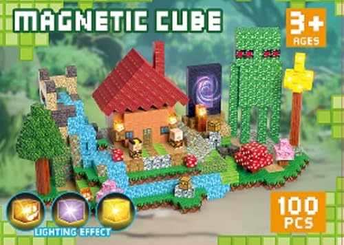 MEDMHSMA Light up Magnetische Bausteine, Konstruktion Spielzeug für Kinder ab 3 Jahre von MEDMHSMA