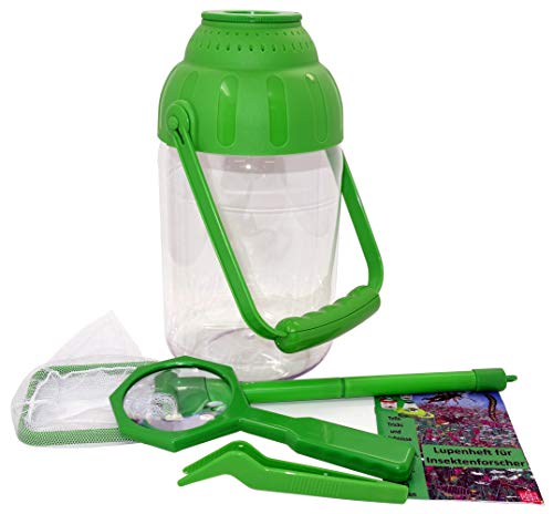 MEDUP Naturbeobachtung Set 5L Eimer, Riesenlupe, Kescher, Pinzette und extra Lupenheft mit vielen interessanten Informationen über Insekten MEDUP Naturbeobachtung Set 5L Eimer, Riesenlupe, Kescher, Pinzette und extra Lupenheft mit vielen interessanten Informationen über Insekten von MEDUP