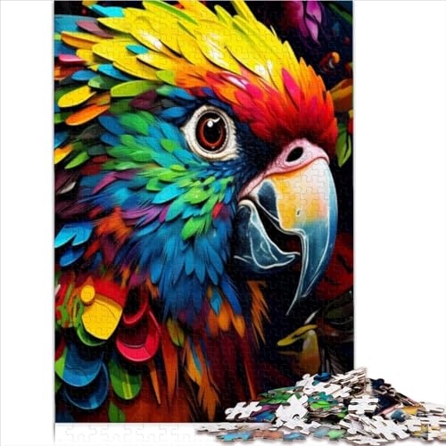 300 Teile Puzzle Erwachsene Tiere Vögel Papageien Puzzle Dekompressionsspielzeug Heimpuzzles Spielpuzzle Interessante Geschenke (Größe 40x28cm) von MEFESE