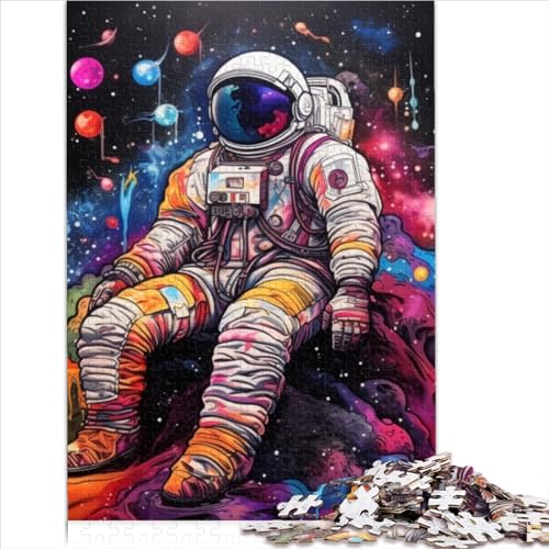 300-teiliges Puzzle für Erwachsene Künstlerische Astronauten-Puzzles 300-teiliges Puzzle für Erwachsene (Größe 40x28cm) von MEFESE