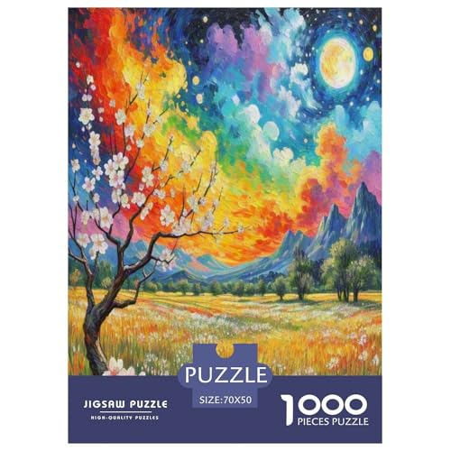 Aprikosenblüte Puzzles 1000 Teile Schwer Puzzle Spielzeug Lernspiel Impossible Herausforderungsspielzeug Für Erwachsene Kinder 70x50cm/1000pcs Aprikosenblüte Puzzles 1000 Teile Schwer Puzzle Spielzeug Lernspiel Impossible Herausforderungsspielzeug Für Erwachsene Kinder 70x50cm/1000pcs von MEFESE