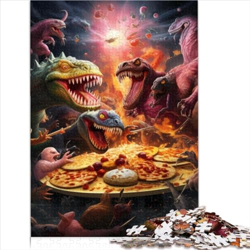 Puzzle für Erwachsene, Dinosaurierwelt, 300 Teile, kreatives Holzpuzzle, Spielzeug, Dekompressionsspiele, Geschenke (Größe 40x28cm) von MEFESE