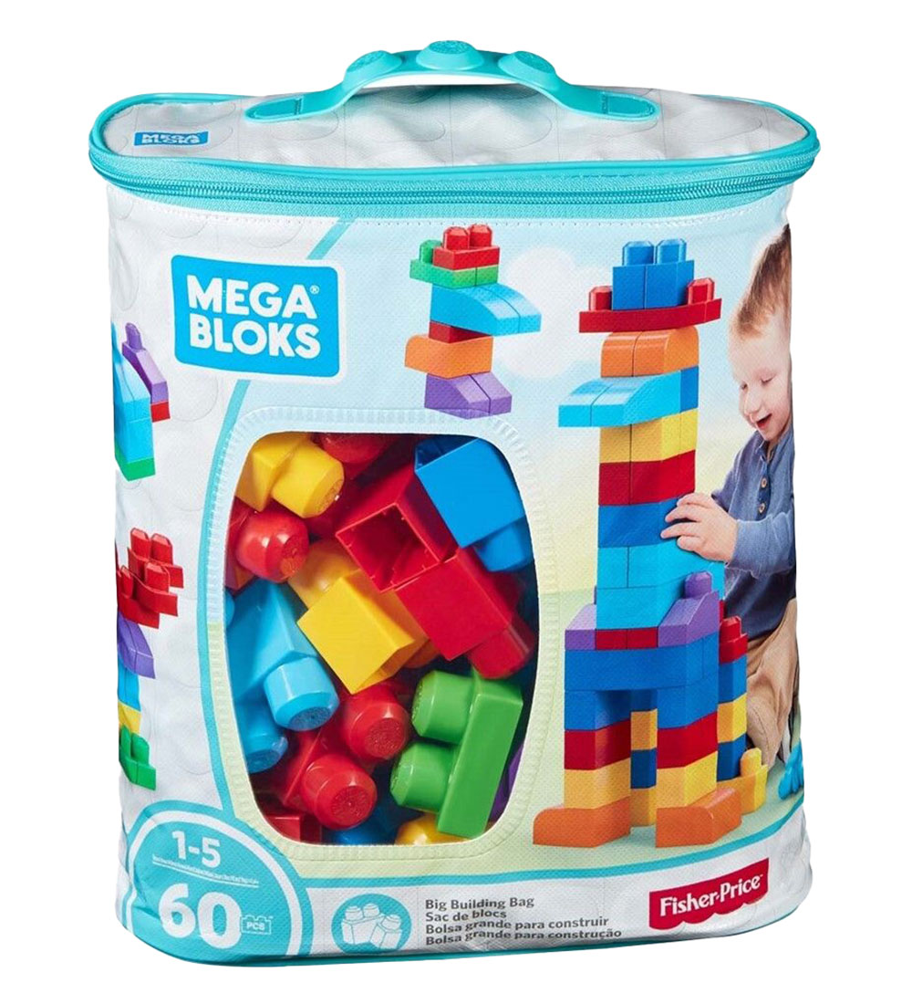 MEGA Bauklötze - First Builders Bag - 60 Teile - MEGA Bloks - One Size - Klötze MEGA Bauklötze - First Builders Bag - 60 Teile - MEGA Bloks - One Size - Klötze von MEGA Bloks