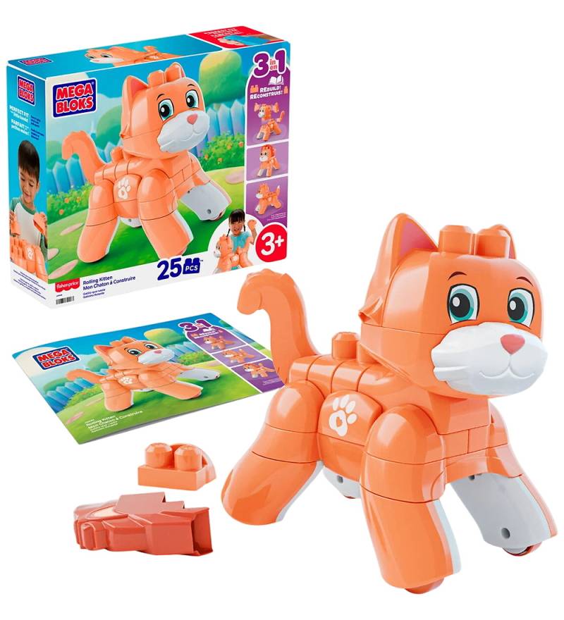 MEGA Bloks Bauklötze - 25 Teile - Rolling Kitten - MEGA Bloks - One Size - Klötze MEGA Bloks Bauklötze - 25 Teile - Rolling Kitten - MEGA Bloks - One Size - Klötze von MEGA Bloks