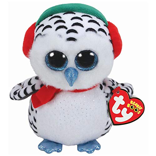 TY 36221 Nester, Schneeeule 15cm Beanie Boo's, Weiß, Grün, Rot, Schwarz TY 36221 Nester, Schneeeule 15cm Beanie Boo's, Weiß, Grün, Rot, Schwarz von MEGA