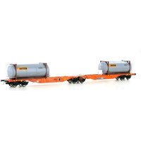 Mehano 28401 H0 Containerwagen Sggmrss'90 "Bertschi", Wascosa, Ep. VI von MEHANO