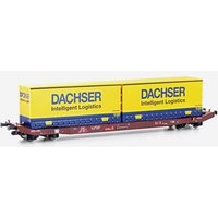 Mehano 28409 H0 Containerwagen Sgkkms 698 "Dachser", DB AG Cargo, Ep. VI von MEHANO