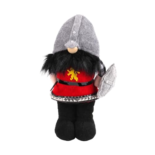 Einzigartige Piraten-/Ritter-Rudolph-Puppe, stehend, gesichtslos, für Fenster, lustige Zwergen-Dekorationen für Kinder Einzigartige Piraten-/Ritter-Rudolph-Puppe, stehend, gesichtslos, für Fenster, lustige Zwergen-Dekorationen für Kinder von MEIBAOGE