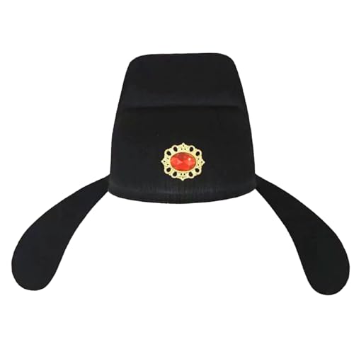 Handgefertigter Hanfu-Hut mit Stickmuster, hervorragend bei kulturellen Treffen und Bühnenauftritten für Erwachsene und Kinder von MEIBAOGE