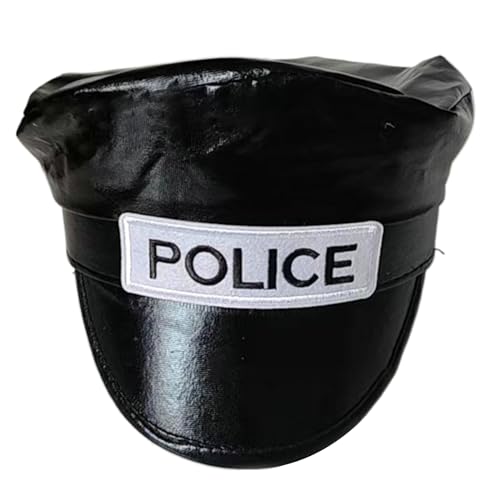 Hut für Erwachsene, Kinder, Cosplay, Polizeihut, Bühnenshow, Hut mit Buchstaben, Militärhut, Bühnenauftritte, Hut für Halloween-Maskeraden Hut für Erwachsene, Kinder, Cosplay, Polizeihut, Bühnenshow, Hut mit Buchstaben, Militärhut, Bühnenauftritte, Hut für Halloween-Maskeraden von MEIBAOGE