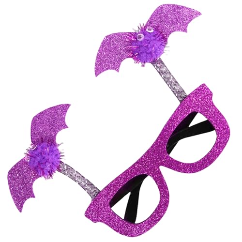 Lustige Halloween-Brille Fledermausflügel Brille Cosplay Party Dekoration Neuheit Brille Halloween Kostüm Brillenrahmen Lustige Halloween-Brille Fledermausflügel Brille Cosplay Party Dekoration Neuheit Brille Halloween Kostüm Brillenrahmen von MEIBAOGE