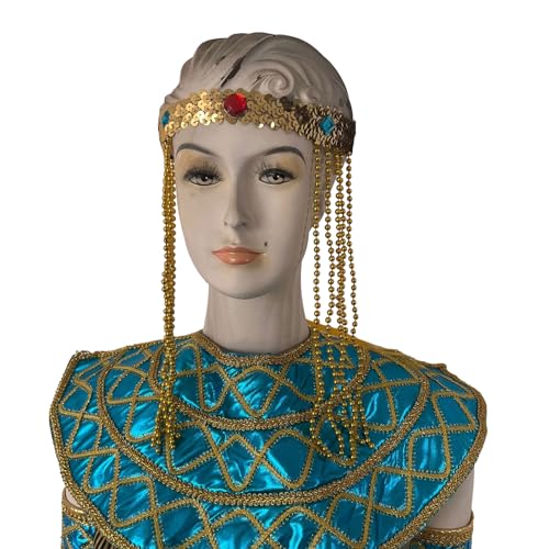 MEIBAOGE Haarreif goldene Pailletten Cosplay Cleopatra Schlangen Stirnband Cosplay Zubehör Stirnband Schlangen Haarband Foto Requisiten von MEIBAOGE