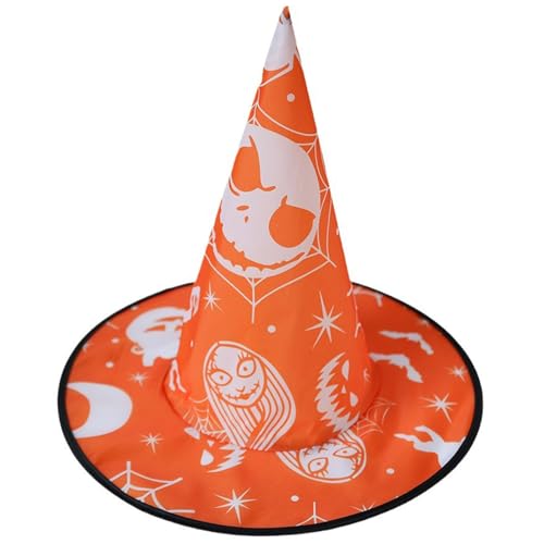 MEIBAOGE Halloween-Hexenhut für Kinder und Erwachsene, Halloween-Party, Cosplay, Kostüm, Requisiten, Hexenhut für Halloween-Party MEIBAOGE Halloween-Hexenhut für Kinder und Erwachsene, Halloween-Party, Cosplay, Kostüm, Requisiten, Hexenhut für Halloween-Party von MEIBAOGE