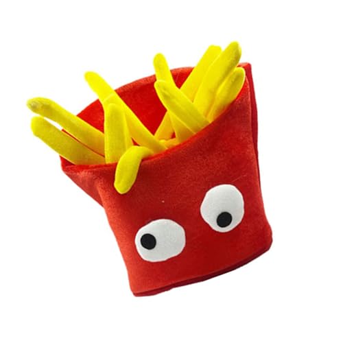 MEIBAOGE Halloween Pommes Frites Hut Kopfbedeckung Entzückender Kopf für Essen Streich Halloween Entzückende Cartoon-Hut Kopfbedeckung MEIBAOGE Halloween Pommes Frites Hut Kopfbedeckung Entzückender Kopf für Essen Streich Halloween Entzückende Cartoon-Hut Kopfbedeckung von MEIBAOGE