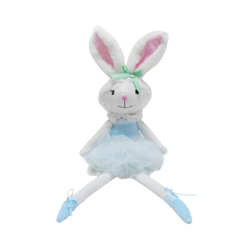 MEIBAOGE Handgefertigte Plüschtiere Osterhasen Zwerge Langbeinige Hasen Puppen für Frühlingsdekoration und Feiertagsdekorationen von MEIBAOGE