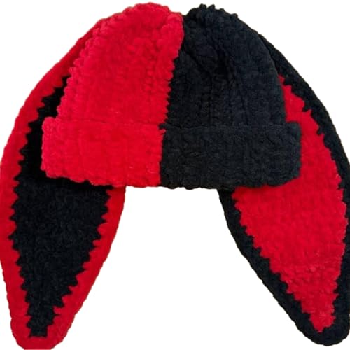MEIBAOGE Hasenhut mit langen Ohren, Foto-Requisiten, Neujahr, dicke Cartoon-Mütze, Erwachsene und Kinder, gestrickte Hasenohren, lustige Beanie MEIBAOGE Hasenhut mit langen Ohren, Foto-Requisiten, Neujahr, dicke Cartoon-Mütze, Erwachsene und Kinder, gestrickte Hasenohren, lustige Beanie von MEIBAOGE