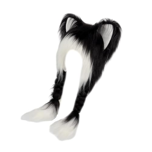 MEIBAOGE Hut für Damen, Kätzchenohren, Cosplay, Pelzohren, Katzenohren, vielseitiger Hut, atmungsaktiv, für Erwachsene, lässiges Sportzubehör MEIBAOGE Hut für Damen, Kätzchenohren, Cosplay, Pelzohren, Katzenohren, vielseitiger Hut, atmungsaktiv, für Erwachsene, lässiges Sportzubehör von MEIBAOGE