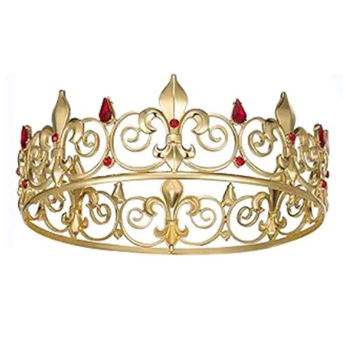 MEIBAOGE Kronen, glitzernder Haarreif, Herren, Geburtstagsparty, eleganter Kuchen, Wassertropfen, Kristall-König-Kopfbedeckung, Kostüm MEIBAOGE Kronen, glitzernder Haarreif, Herren, Geburtstagsparty, eleganter Kuchen, Wassertropfen, Kristall-König-Kopfbedeckung, Kostüm von MEIBAOGE