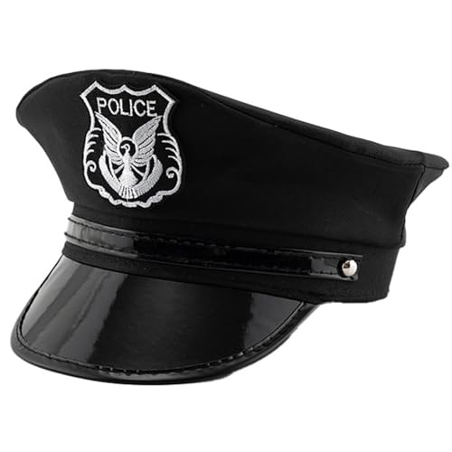 MEIBAOGE Mode Cosplay Polizei Hut Aufführungen Militär Polizei Hut mit Stickerei Abzeichen Halloween achteckiger Hut für Erwachsene MEIBAOGE Mode Cosplay Polizei Hut Aufführungen Militär Polizei Hut mit Stickerei Abzeichen Halloween achteckiger Hut für Erwachsene von MEIBAOGE