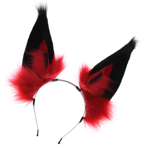 MEIBAOGE Punk Tier Ohr Stirnband Halloween Dienstmädchen Hairhoop Rollenspiel Requisiten Haarband Kostüm Zubehör Kopfschmuck von MEIBAOGE
