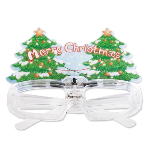 MEIBAOGE Weihnachtsbrille, Neujahrsbrille, beleuchtet, Weihnachtsfeier, Dekoration, einzigartige Foto-Requisiten MEIBAOGE Weihnachtsbrille, Neujahrsbrille, beleuchtet, Weihnachtsfeier, Dekoration, einzigartige Foto-Requisiten von MEIBAOGE