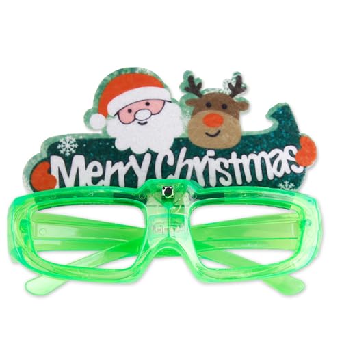 MEIBAOGE Weihnachtsbrille, Neujahrsbrille, beleuchtet, Weihnachtsfeier, Dekoration, einzigartige Foto-Requisiten MEIBAOGE Weihnachtsbrille, Neujahrsbrille, beleuchtet, Weihnachtsfeier, Dekoration, einzigartige Foto-Requisiten von MEIBAOGE